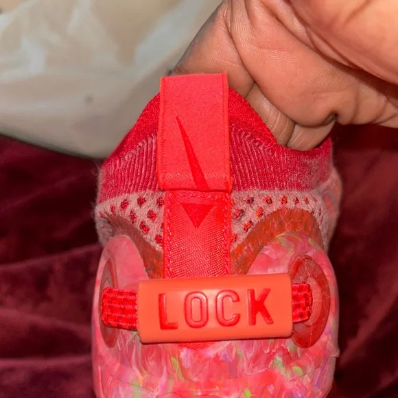 Nike Pink and Red Women's Sneakers - Picture 7 of 10